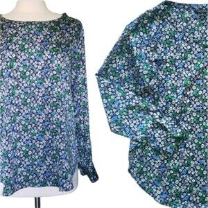 Bella Floral Long Sleeve CREW / PERFECT Top [BR]